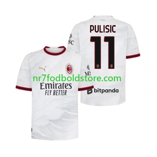 AC Milan Trøje Pulisic 11 Mænd Udebane Fodboldsæt 2026-2027 Kortærmet