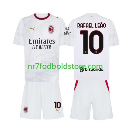 AC Milan Trøje Rafael Leao 10 Børn Udebane Fodboldsæt 2026-2027 Kortærmet