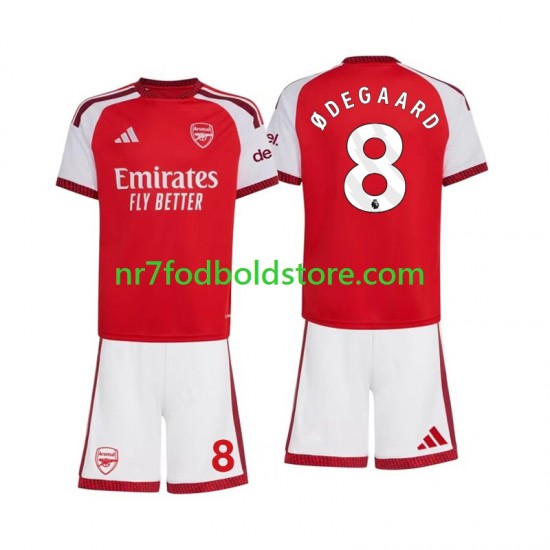 Arsenal Trøje Martin Odegaard 8 Børn Hjemmebane Fodboldsæt 2026-2027 Kortærmet