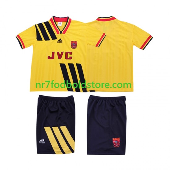 Arsenal Trøje 1993 Retro Børn Udebane Fodboldsæt 1994 Kortærmet