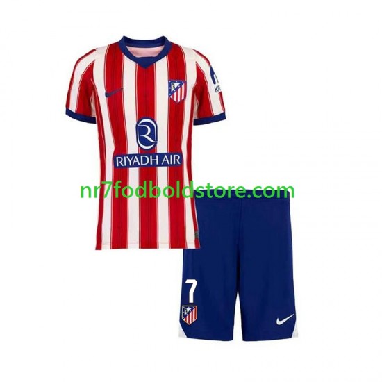 Atlético Madrid Trøje Lee Kang-in 7 Børn Hjemmebane Fodboldsæt 2026-2027 Kortærmet