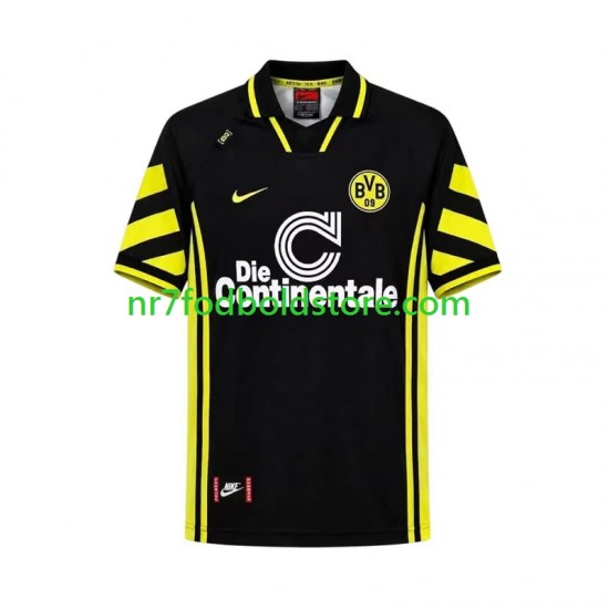 Borussia Dortmund Trøje 1996 Retro Mænd Udebane Fodboldsæt Kortærmet