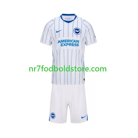 Trøje Brighton Hove Albion Børn Udebane Fodboldsæt 2026-2027 Kortærmet