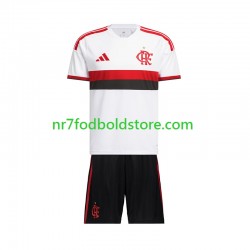 CR Flamengo Trøje Børn Udebane Fodboldsæt 2026-2027 Kortærmet