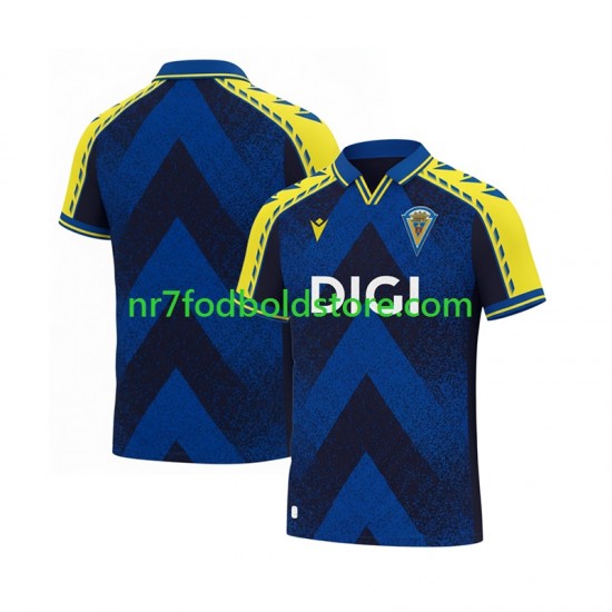 Cádiz CF Trøje Retro Mænd Hjemmebane Fodboldsæt 2025-2026 Kortærmet
