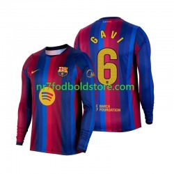FC Barcelona Trøje Gavi 6 Mænd Hjemmebane Fodboldsæt 2026-2027 Langærmet