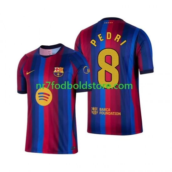 FC Barcelona Trøje Pedri 8 Mænd Hjemmebane Fodboldsæt 2026-2027 Kortærmet
