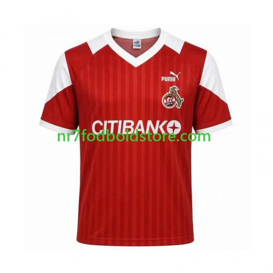 FC Köln Trøje 1992 1993 Retro Mænd Udebane Fodboldsæt Kortærmet
