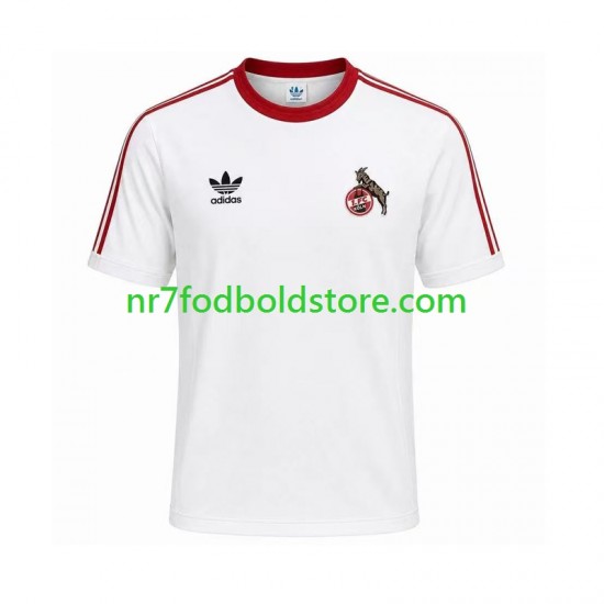 FC Köln Trøje 1986 1987 Retro Mænd Hjemmebane Fodboldsæt Kortærmet