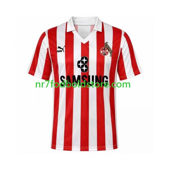FC Köln Trøje 1988 1989 Retro Mænd 3. Valg Fodboldsæt Kortærmet