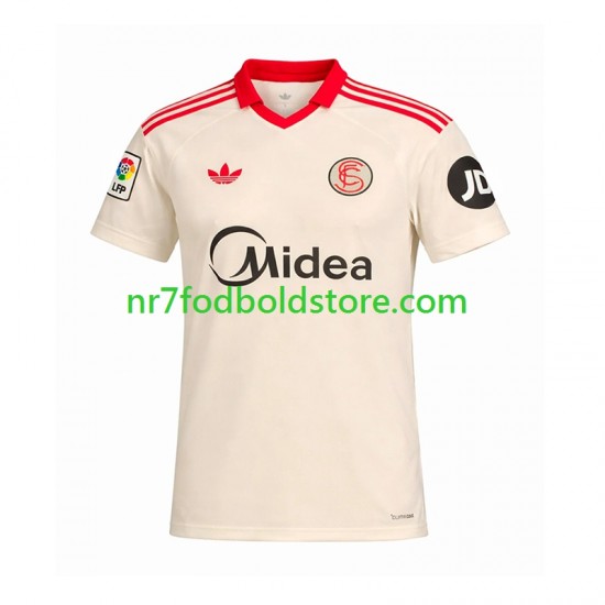 Sevilla FC Trøje Retro Mænd Hjemmebane Fodboldsæt 2025-2026 Kortærmet