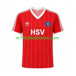 Hamburger SV Trøje 1983 Retro Mænd Udebane Fodboldsæt Kortærmet