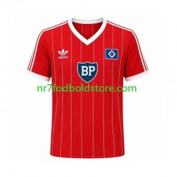 Hamburger SV Trøje 1984 Retro Mænd Udebane Fodboldsæt Kortærmet