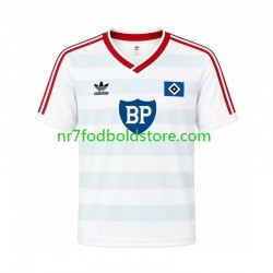 Hamburger SV Trøje 1986 Retro Mænd Udebane Fodboldsæt Kortærmet