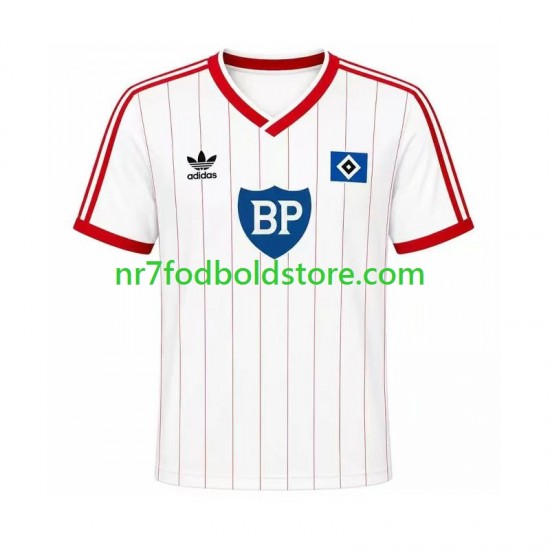 Hamburger SV Trøje 1984 Retro Mænd Hjemmebane Fodboldsæt Kortærmet