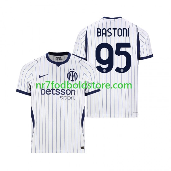 Inter Milan Trøje Alessandro Bastoni 95 Mænd Udebane Fodboldsæt 2026-2027 Kortærmet