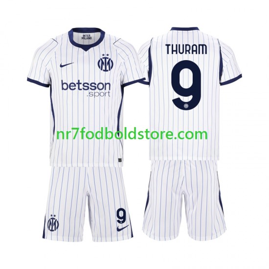 Inter Milan Trøje Marcus Thuram 9 Børn Udebane Fodboldsæt 2026-2027 Kortærmet