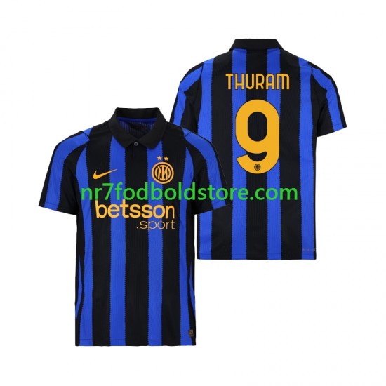 Inter Milan Trøje Marcus Thuram 9 Mænd Hjemmebane Fodboldsæt 2026-2027 Kortærmet