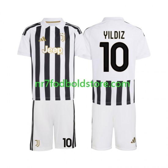 Juventus Trøje Kenan Yildiz 10 Børn Hjemmebane Fodboldsæt 2026-2027 Kortærmet