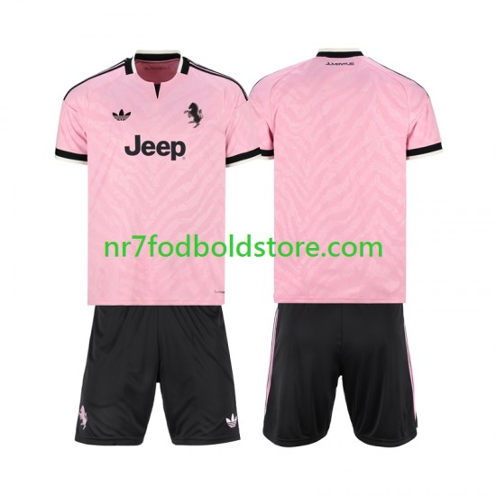 Juventus Trøje Børn Udebane Fodboldsæt 2026-2027 Kortærmet