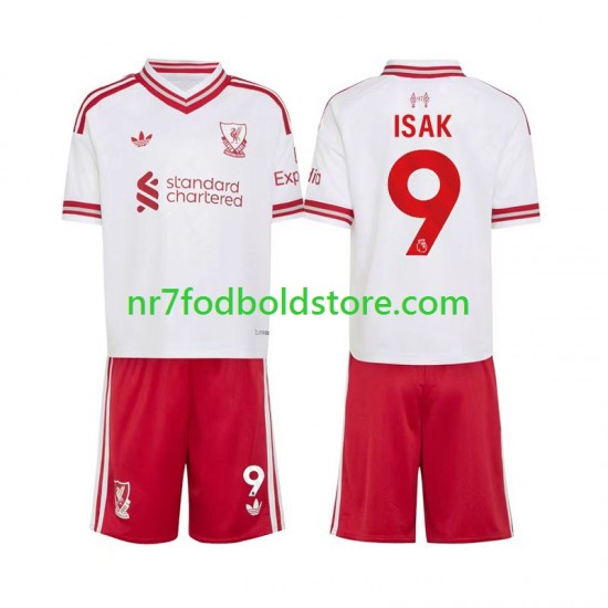 Liverpool Trøje Alexander Isak 9 Børn Udebane Fodboldsæt 2026-2027 Kortærmet