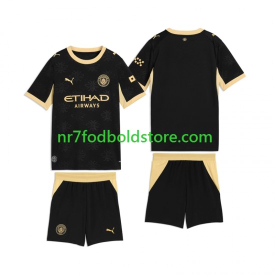 Manchester City Trøje Børn Udebane Fodboldsæt 2026-2027 Kortærmet