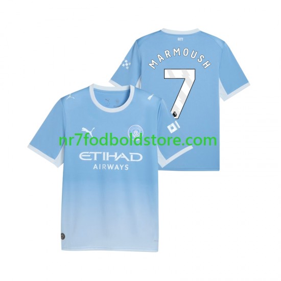 Manchester City Trøje Omar Marmoush 7 Mænd Hjemmebane Fodboldsæt 2026-2027 Kortærmet