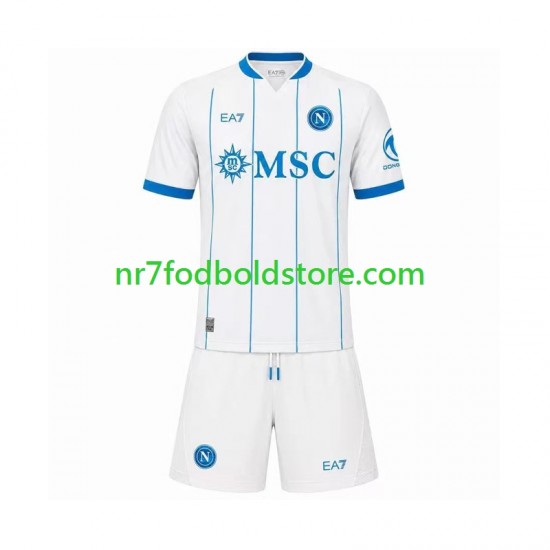 Napoli Trøje Børn Udebane Fodboldsæt 2026-2027 Kortærmet