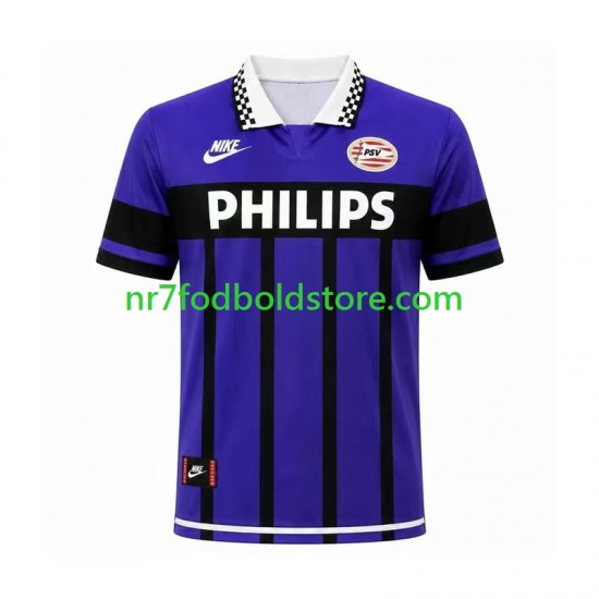 PSV Eindhoven Trøje 1995 Retro Mænd Udebane Fodboldsæt Kortærmet