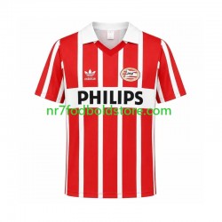 PSV Eindhoven Trøje 1990 Retro Mænd Hjemmebane Fodboldsæt Kortærmet