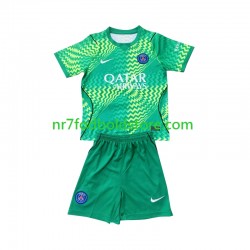 Paris Saint-Germain Trøje Målmand Børn Udebane Fodboldsæt 2026-2027 Kortærmet