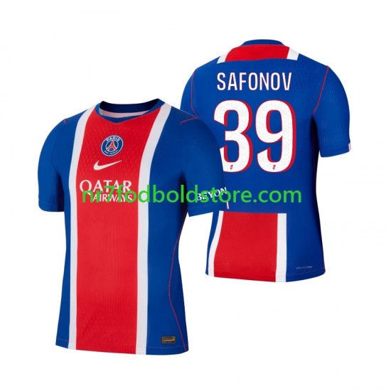 Paris Saint-Germain Trøje Matvey Safonov 39 Mænd Hjemmebane Fodboldsæt 2026-2027 Kortærmet