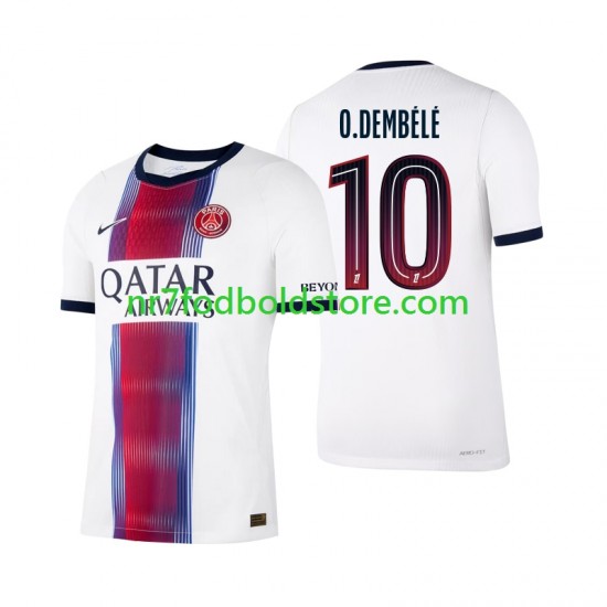 Paris Saint-Germain Trøje Ousmane Dembele 10 Mænd Udebane Fodboldsæt 2026-2027 Kortærmet