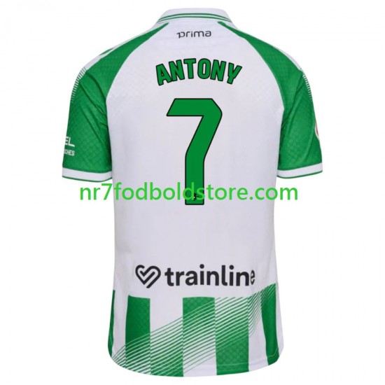 Real Betis Trøje Antony 7 Mænd Hjemmebane Fodboldsæt 2026-2027 Kortærmet