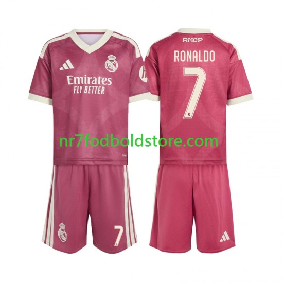 Real Madrid Trøje Cristiano Ronaldo 7 Børn 3. Valg Fodboldsæt 2026-2027 Kortærmet