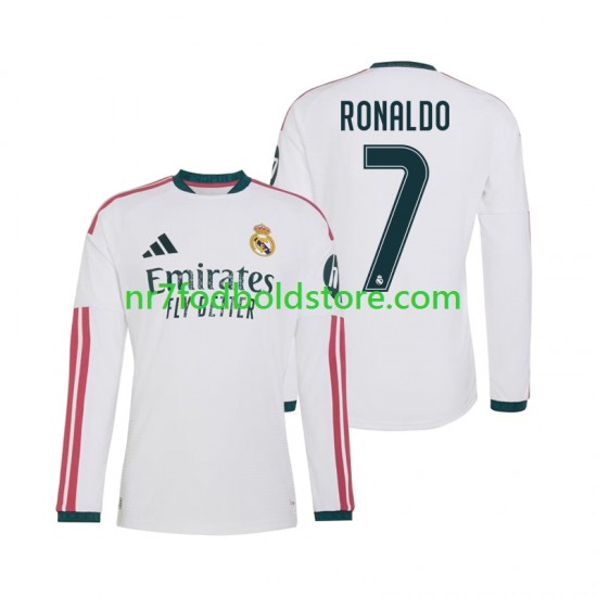 Real Madrid Trøje Cristiano Ronaldo 7 Mænd Hjemmebane Fodboldsæt 2026-2027 Langærmet