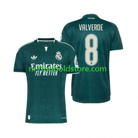 Real Madrid Trøje Federico Valverde 8 Mænd Udebane Fodboldsæt 2026-2027 Kortærmet