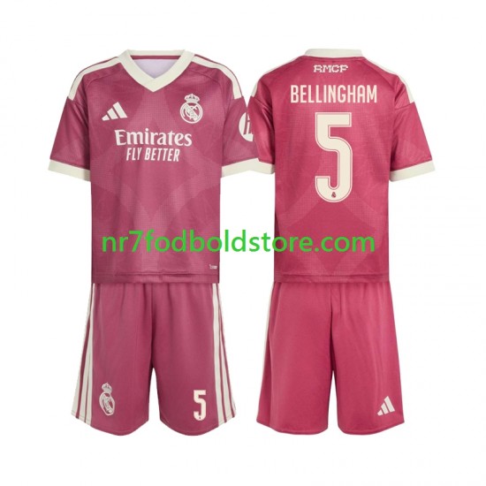 Real Madrid Trøje Jude Bellingham 5 Børn 3. Valg Fodboldsæt 2026-2027 Kortærmet