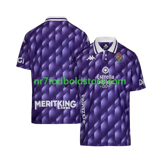 Real Valladolid Trøje Retro Mænd Hjemmebane Fodboldsæt 2025-2026 Kortærmet