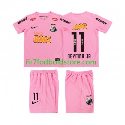 Trøje Santos Neymar JR 11 2012 2013 Retro Børn 4. Valg Fodboldsæt Kortærmet