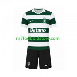 Sporting CP Trøje Børn Hjemmebane Fodboldsæt 2026-2027 Kortærmet