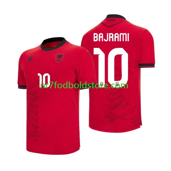 Albanien Trøje Nedim Bajrami 10 Mænd Hjemmebane Fodboldsæt VM i fodbold 2026 Kortærmet