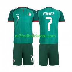 Algeriet Trøje Riyad Mahrez 7 Børn Udebane Fodboldsæt 2026 Kortærmet
