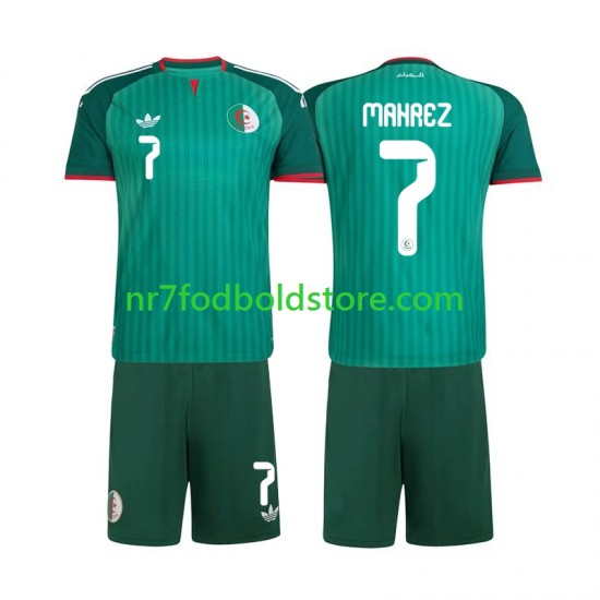 Algeriet Trøje Riyad Mahrez 7 Børn Udebane Fodboldsæt 2026 Kortærmet