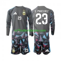 Argentina Trøje Emiliano Martinez 23 Målmand Børn Hjemmebane Fodboldsæt VM i fodbold 2026 Langærmet