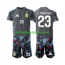 Argentina Trøje Emiliano Martinez 23 Målmand Børn Hjemmebane Fodboldsæt VM i fodbold 2026 Kortærmet