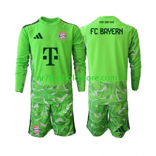 FC Bayern München Trøje Målmand Børn Hjemmebane Fodboldsæt 2026-2027 Langærmet