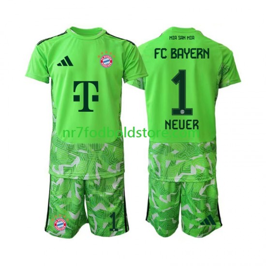 FC Bayern München Trøje Manuel Neuer 1 Målmand Børn Hjemmebane Fodboldsæt 2026-2027 Kortærmet