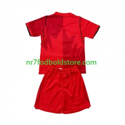 Canada Trøje Børn Hjemmebane Fodboldsæt VM i fodbold 2026 Kortærmet