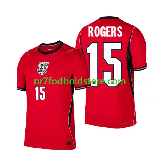 England Trøje Morgan Rogers 15 Mænd Udebane Fodboldsæt VM i fodbold 2026 Kortærmet